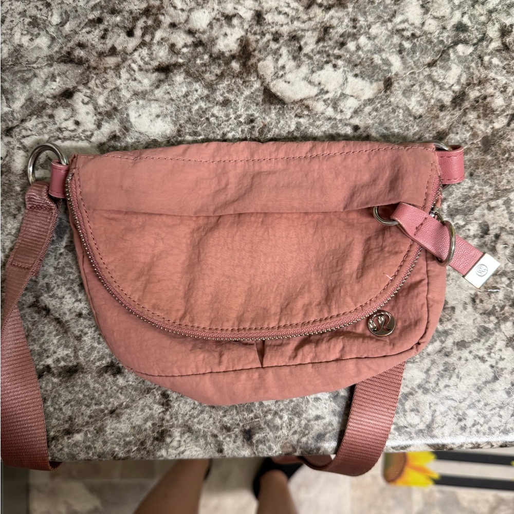 Lululemon Blush Pink Crossbody Bag